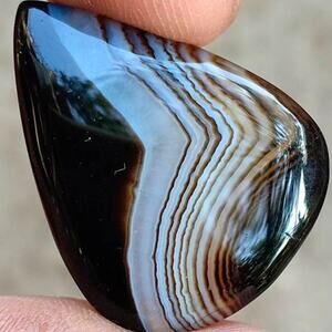 Beautiful Banded Agate 30 Carat Cabochon!!